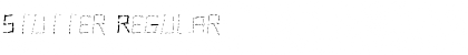 Stutter Font