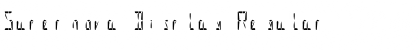 Supernova Display Font