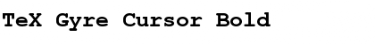 TeX Gyre Cursor Font