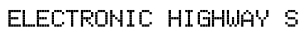 Electronic Highway Sign Regular