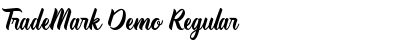 TradeMark Demo Regular Font