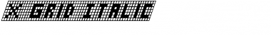 X-Grid Italic Font