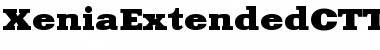 XeniaExtendedCTT Font