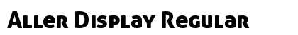 Aller Display Regular