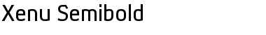 Xenu Semibold Regular Font