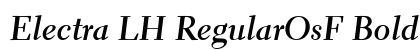 Electra LH RegularOsF Bold Italic preview