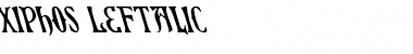 Xiphos Leftalic Leftalic Font
