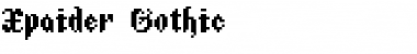 Xpaider_Gothic Font