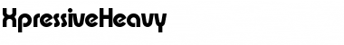 XpressiveHeavy Regular Font