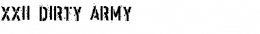 XXII-ARMY Font