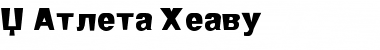 X_Atleta Heavy Font