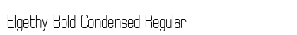 Elgethy Bold Condensed Regular