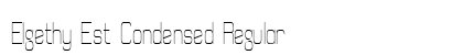 Elgethy Est Condensed Regular