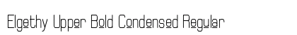 Elgethy Upper Bold Condensed Regular
