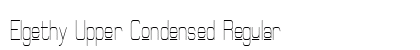 Elgethy Upper Condensed Regular