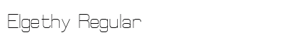 Elgethy Regular