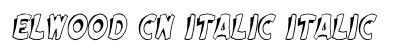 Elwood Cn Italic Italic preview