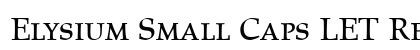 Elysium Small Caps LET Regular preview