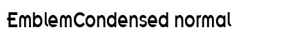 EmblemCondensed normal preview