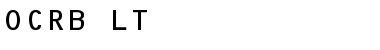 Download OCRB LT Font Download OCRB LT Font