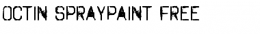 Octin Spraypaint Free Regular Font