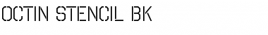 Octin Stencil Font