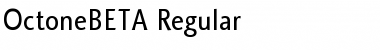 OctoneBETA Regular Font