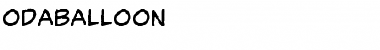 OdaBalloon Font