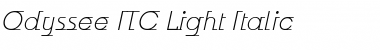 Odyssee ITC Light Italic Font