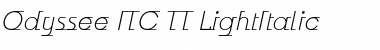 Odyssee ITC TT LightItalic Font