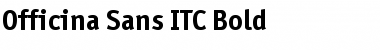 Download Officina Sans ITC Font