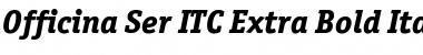 OfficinaSerITCMedium Bold Italic Font