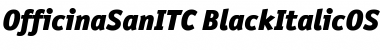 OfficinaSanITC Black Italic Font