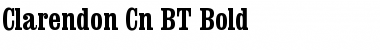 Clarendon Cn BT Bold Font