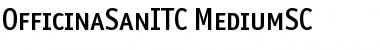OfficinaSanITC Medium Font