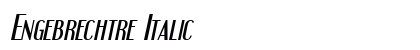 Engebrechtre Italic Preview
