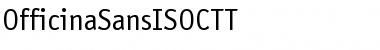 OfficinaSansISOCTT Regular Font
