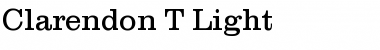 Clarendon T Font