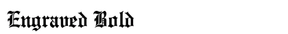Engraved Bold preview
