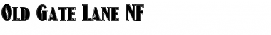 Old Gate Lane NF Regular Font