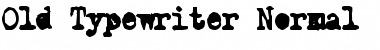 Download Old Typewriter Font