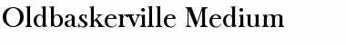 Oldbaskerville-Medium Regular Font