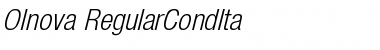 Download Olnova-RegularCondIta Font