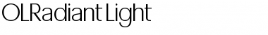 OLRadiant Regular Font