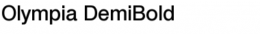 Olympia-DemiBold Regular Font