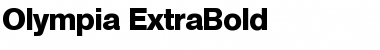 Olympia-ExtraBold Regular Font