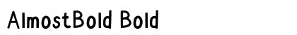 AlmostBold Bold