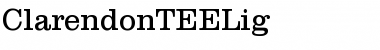 ClarendonTEELig Regular Font