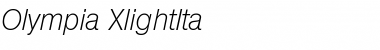 Olympia-XlightIta Regular Font