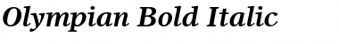 Olympian BoldItalic Font